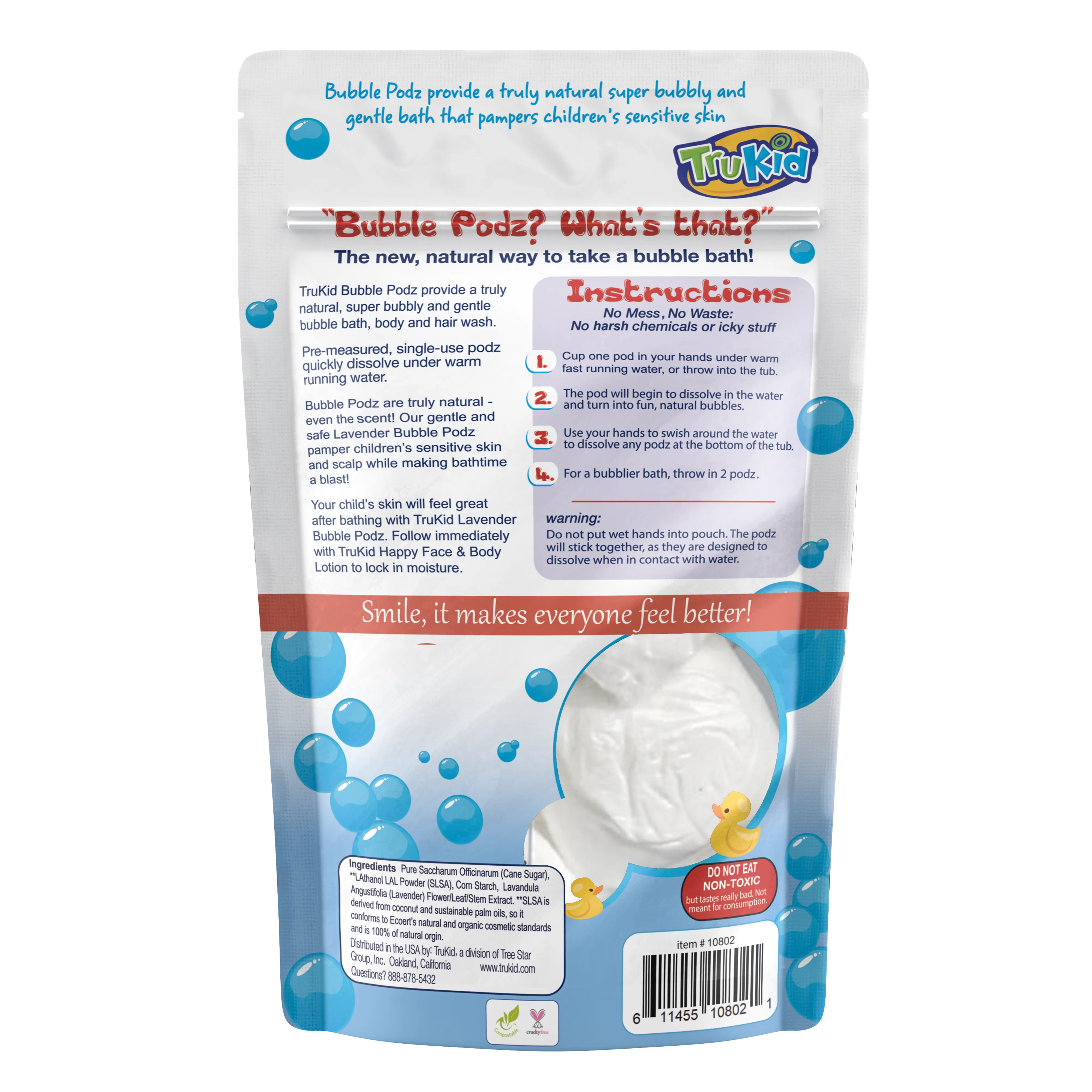 Trukid Lavender Scented Bubble Podz, 24 pcs Exp-10/25