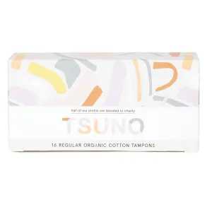 Tsuno 16 Organic Cotton Tampons Regular