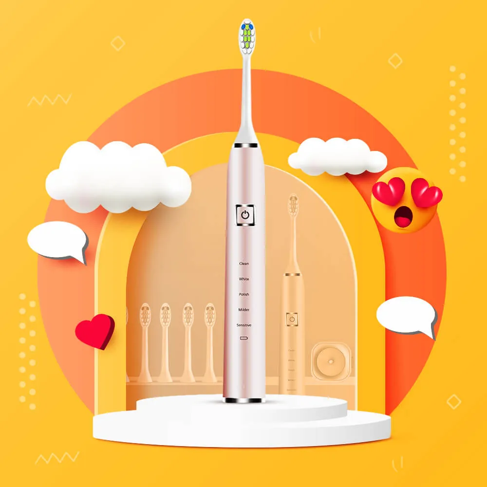 Ultrasonic Smart Electric Toothbrush