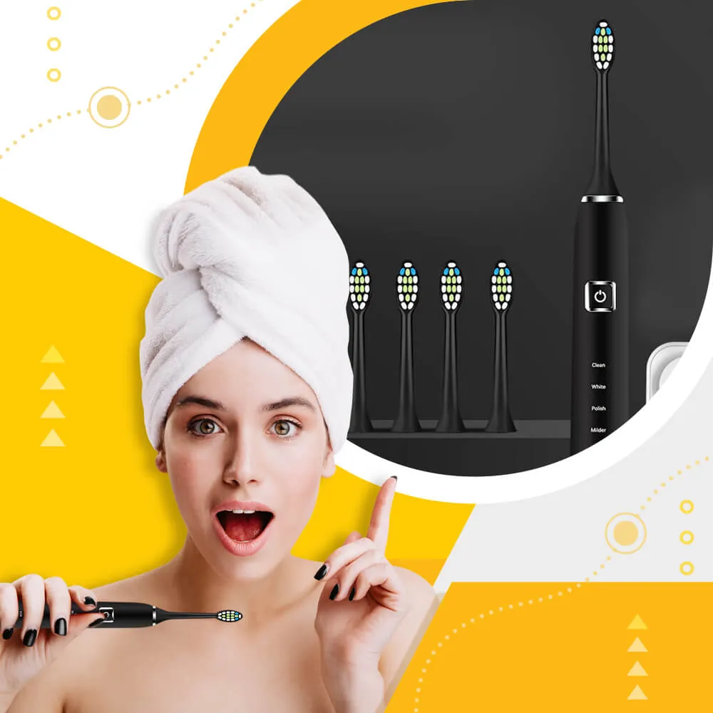 Ultrasonic Smart Electric Toothbrush