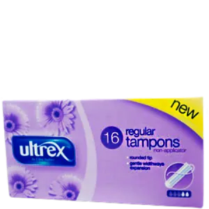 Ultrex Regular Tampons - 16 pcs