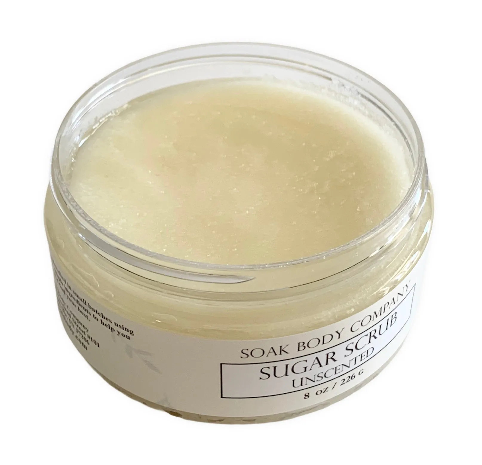 Unscented Sugar Scrub
