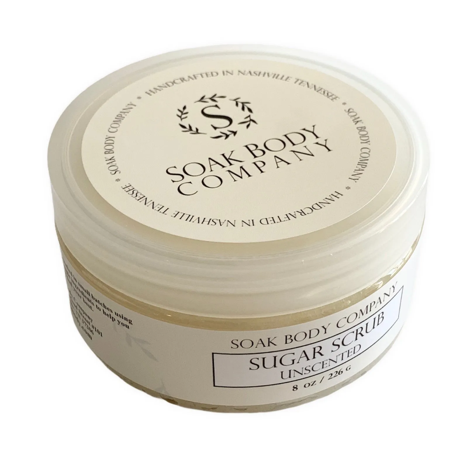 Unscented Sugar Scrub