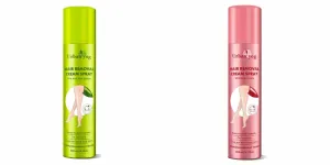Urban Yog Hair Removal Cream Spray for Women (200 ML * 2 Units) | Combo Flavor - Aloe Vera and Rose | Painless Body Hair Removal Cream