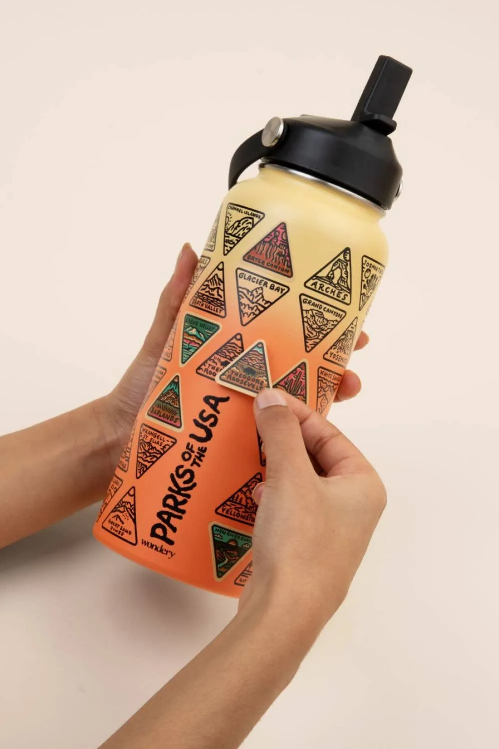 USA Bucket List National Parks Bottle