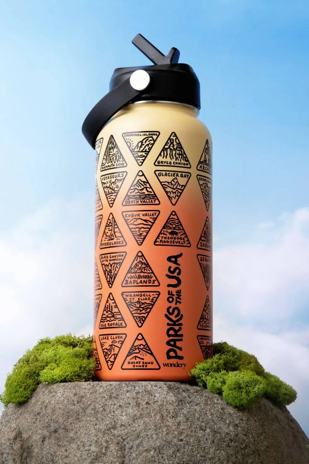 USA Bucket List National Parks Bottle