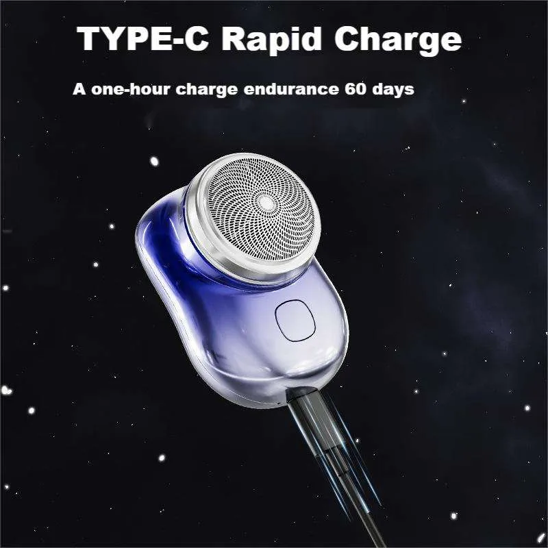 USB Mini Rechargeable Waterproof Electric Shaver Small Size Hair Shaver Trimmer