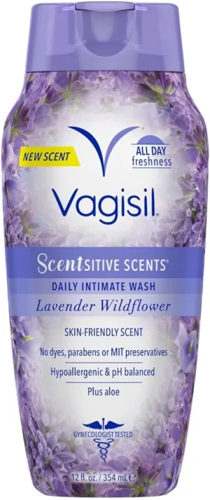 Vagisil Wash Lavender Wildflower- 12oz/3pk