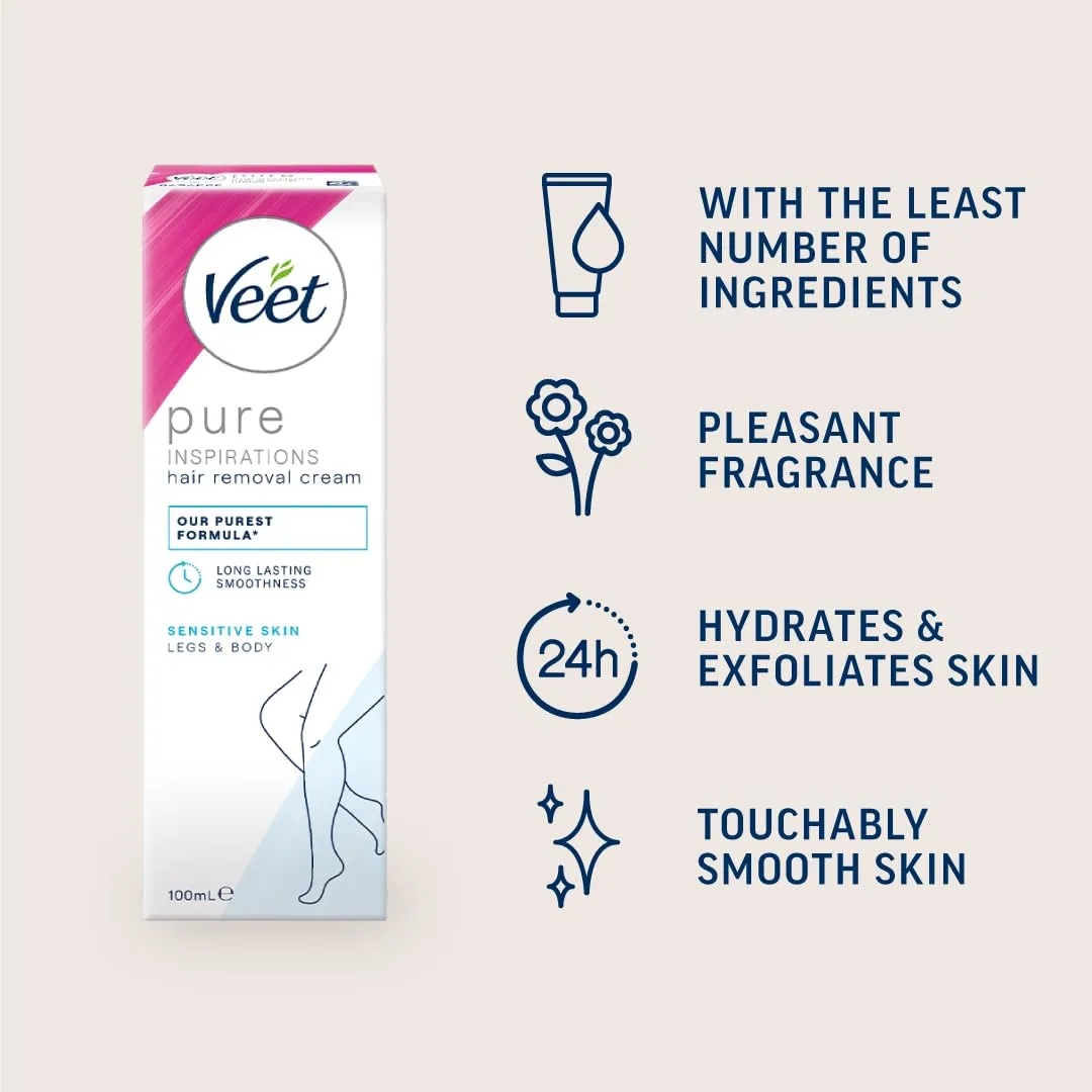 Veet 5 Minute Hair Removal Cream Sensitive - 100ml