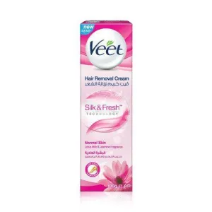 Veet Hair Removal Cream Silk & Fresh for Normal Skin, 100ml