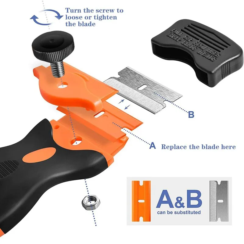 Versatile Razor Blade Scraper Set