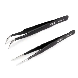 Vetus Anti Static ESD Tweezer Combo