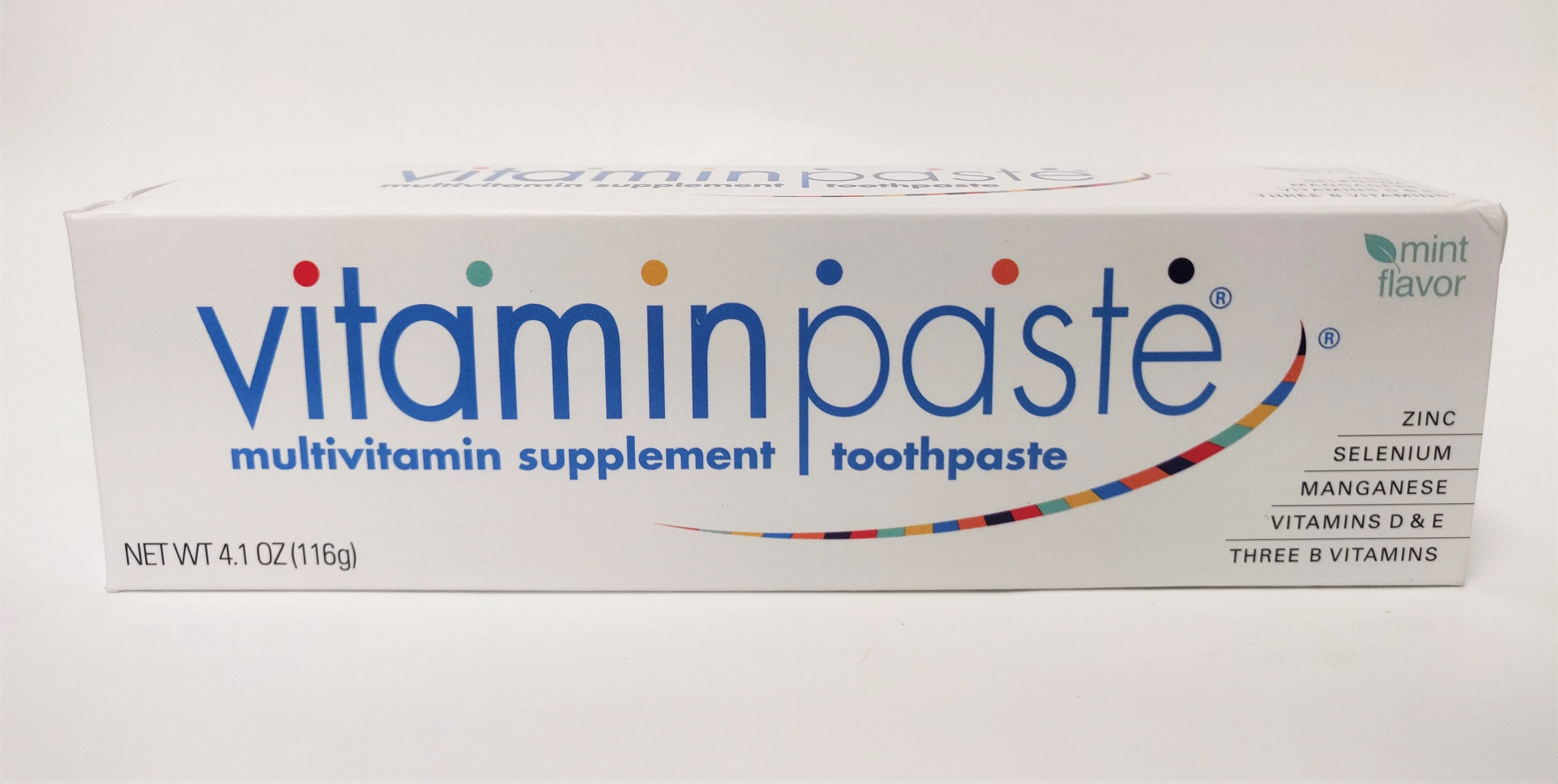 Vitaminpaste Toothpaste - Mint Flavor, 4.1 oz