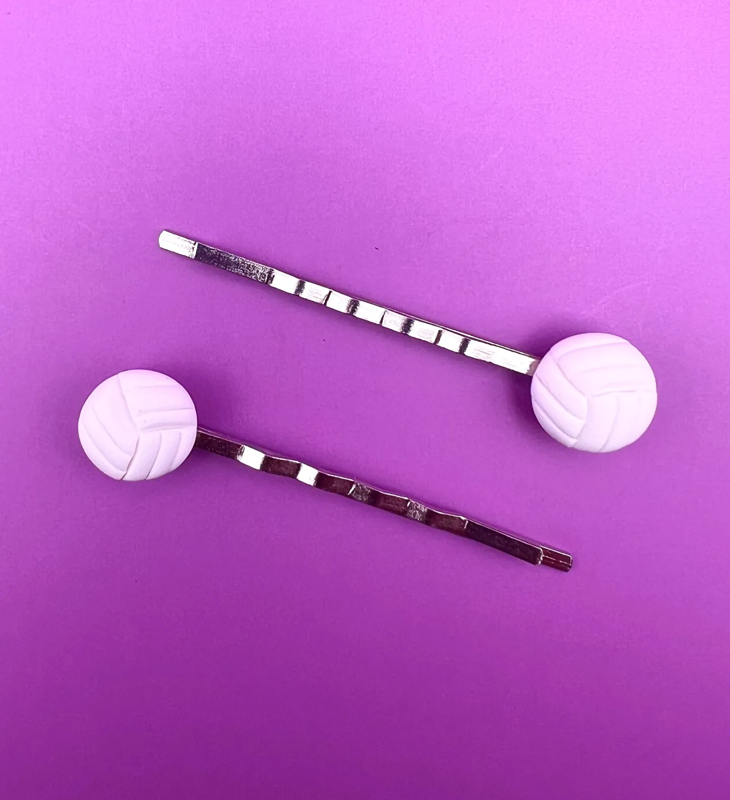 Volleyball Clay Bobby Pins