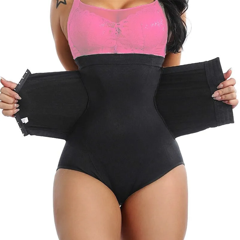Waist Trainer Body Shaper Panties Tummy Control Panty Women Slimming Shapewear Slimming Underwear Postpartum Girdle Strap