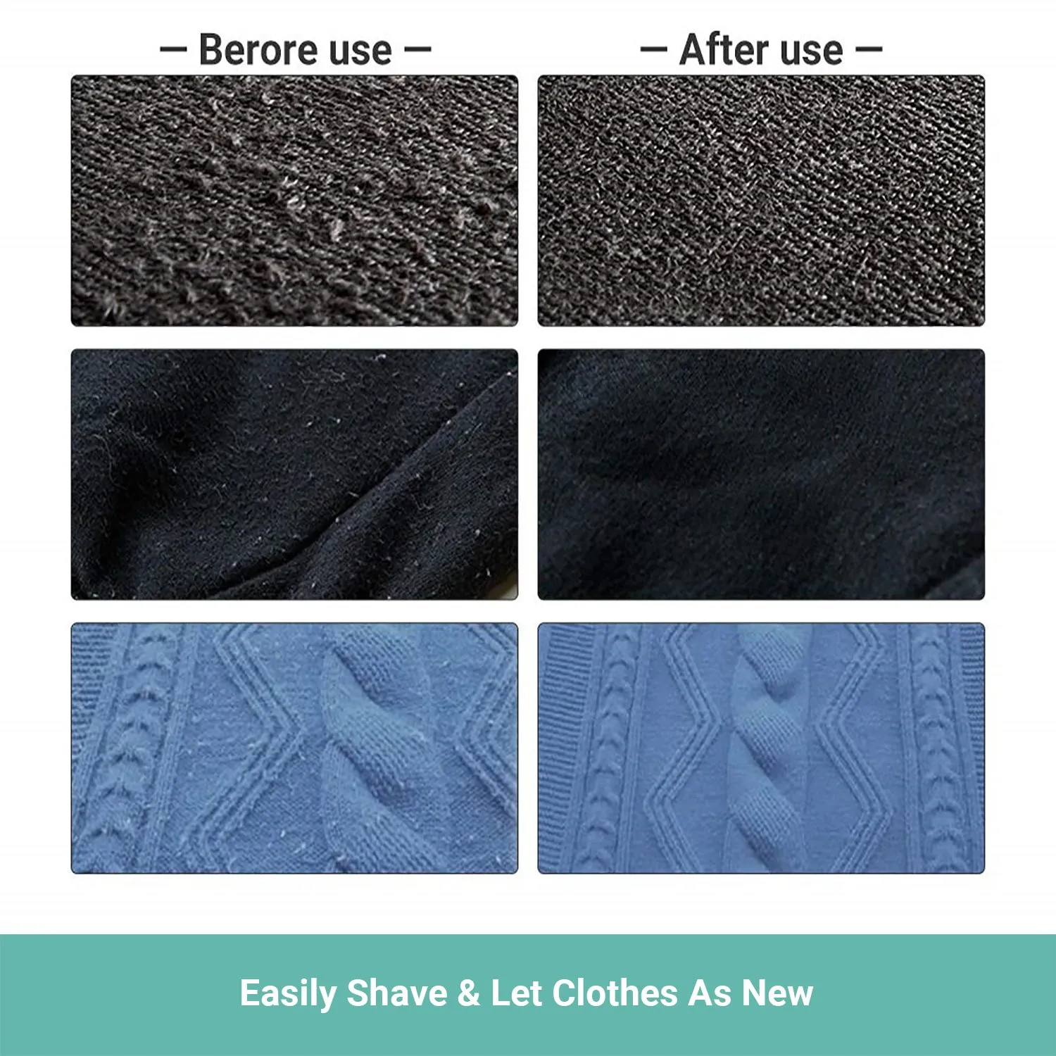 Wasel Electric Clothes Lint Shaver Rechargeable Portable Fabric Remover USB