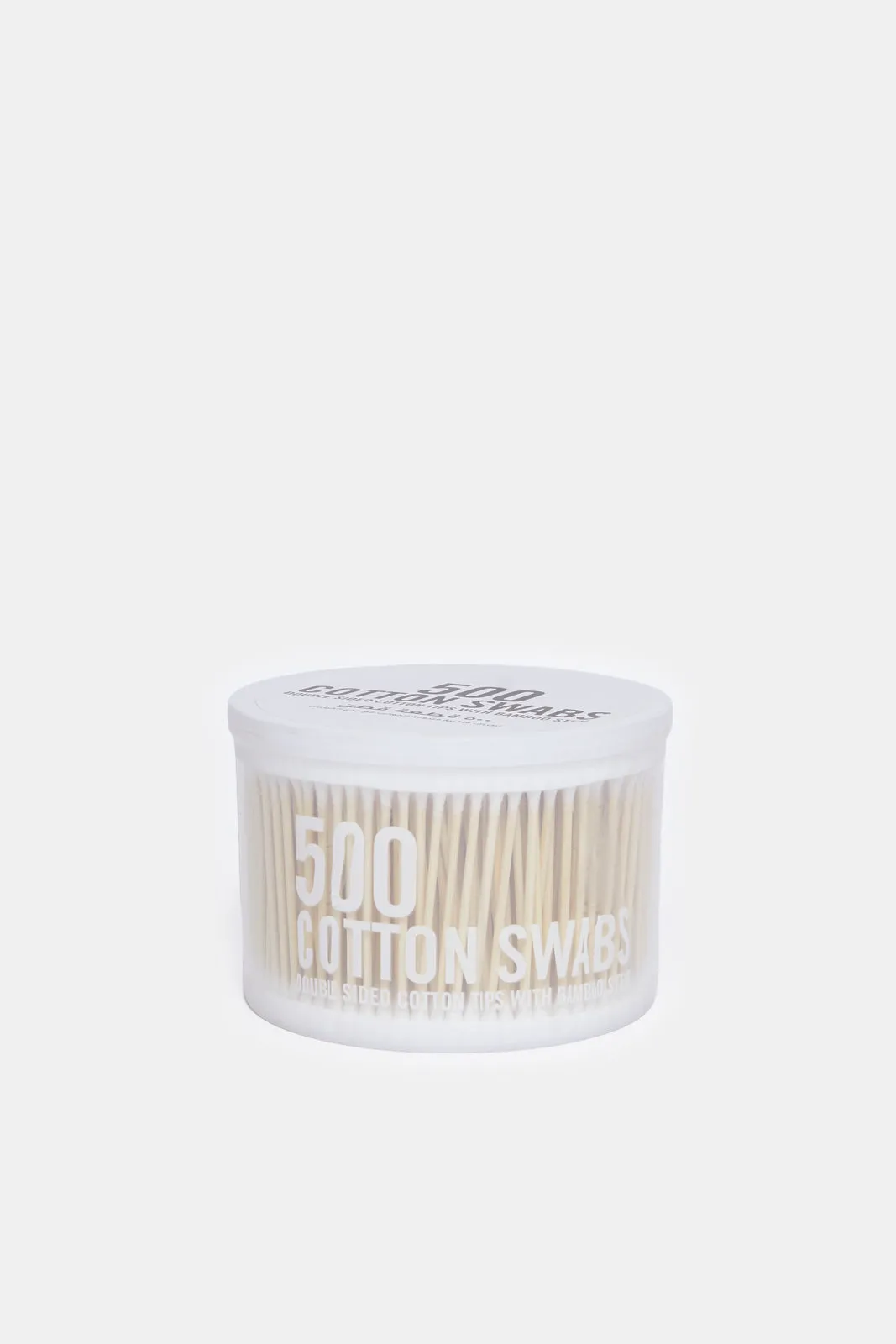 White Double Sided Cotton Swabs Set (500 Piece)