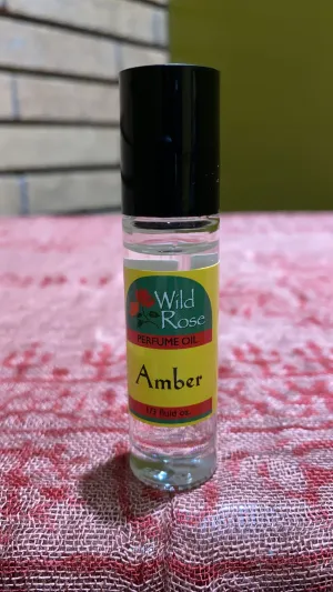 Wild Rose Roll-On Amber Body Oil