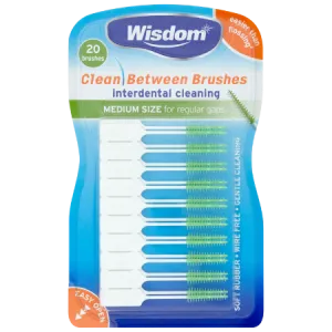 Wisdom Medium Interdental Brushes - 20 pcs