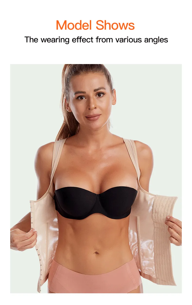 Women Corset vest style body shaper female postpartum - MOQ 10 Pcs(Mix & Match Sizes)