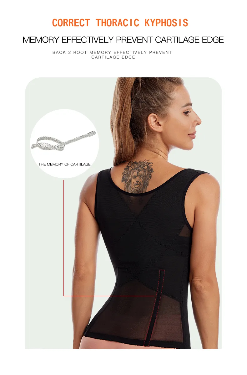 Women Corset vest style body shaper female postpartum - MOQ 10 Pcs(Mix & Match Sizes)