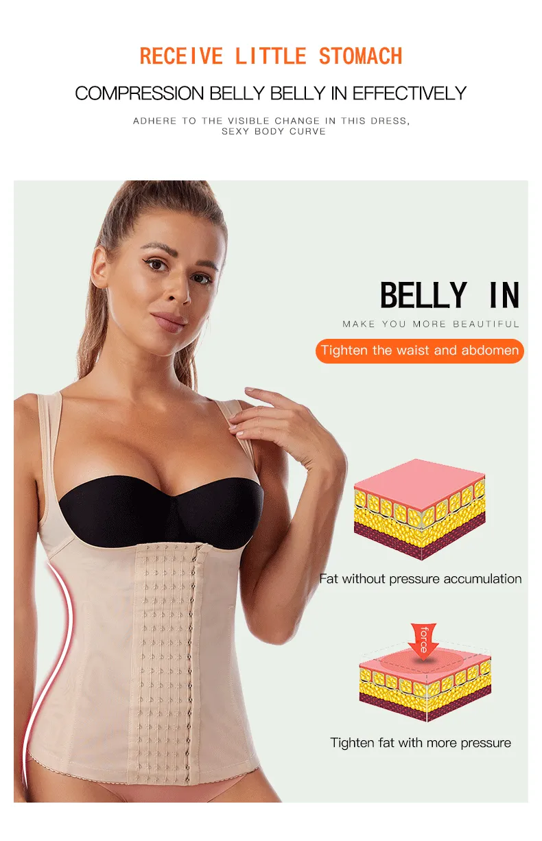 Women Corset vest style body shaper female postpartum - MOQ 10 Pcs(Mix & Match Sizes)