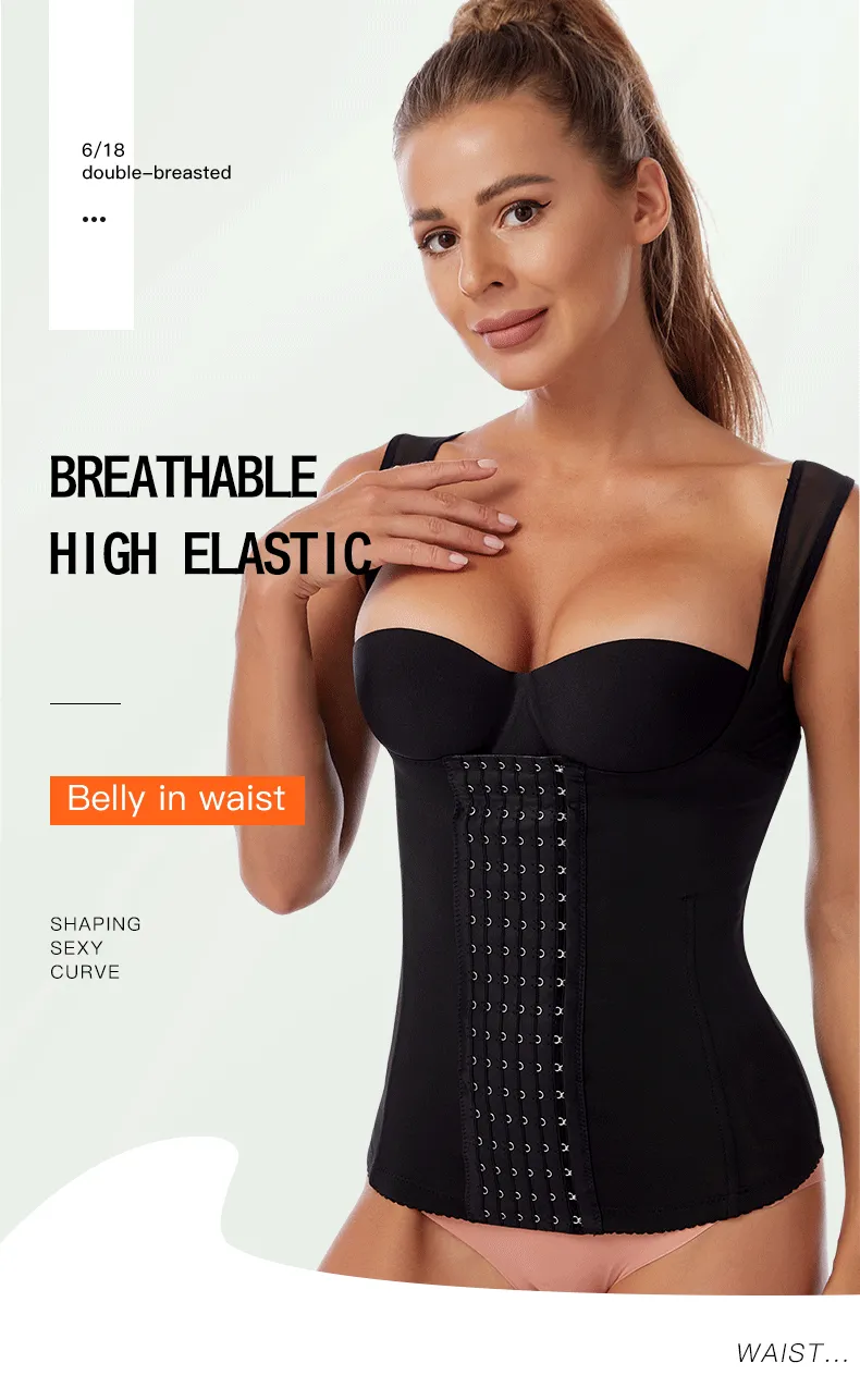 Women Corset vest style body shaper female postpartum - MOQ 10 Pcs(Mix & Match Sizes)