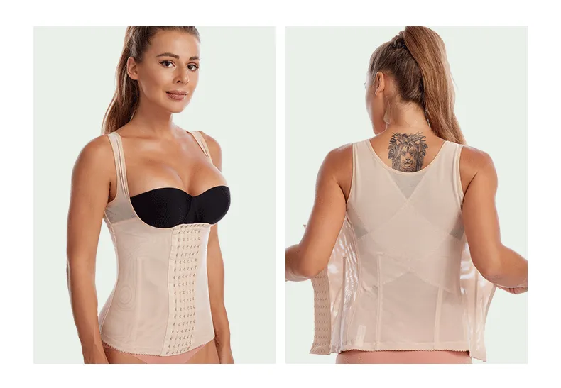 Women Corset vest style body shaper female postpartum - MOQ 10 Pcs(Mix & Match Sizes)