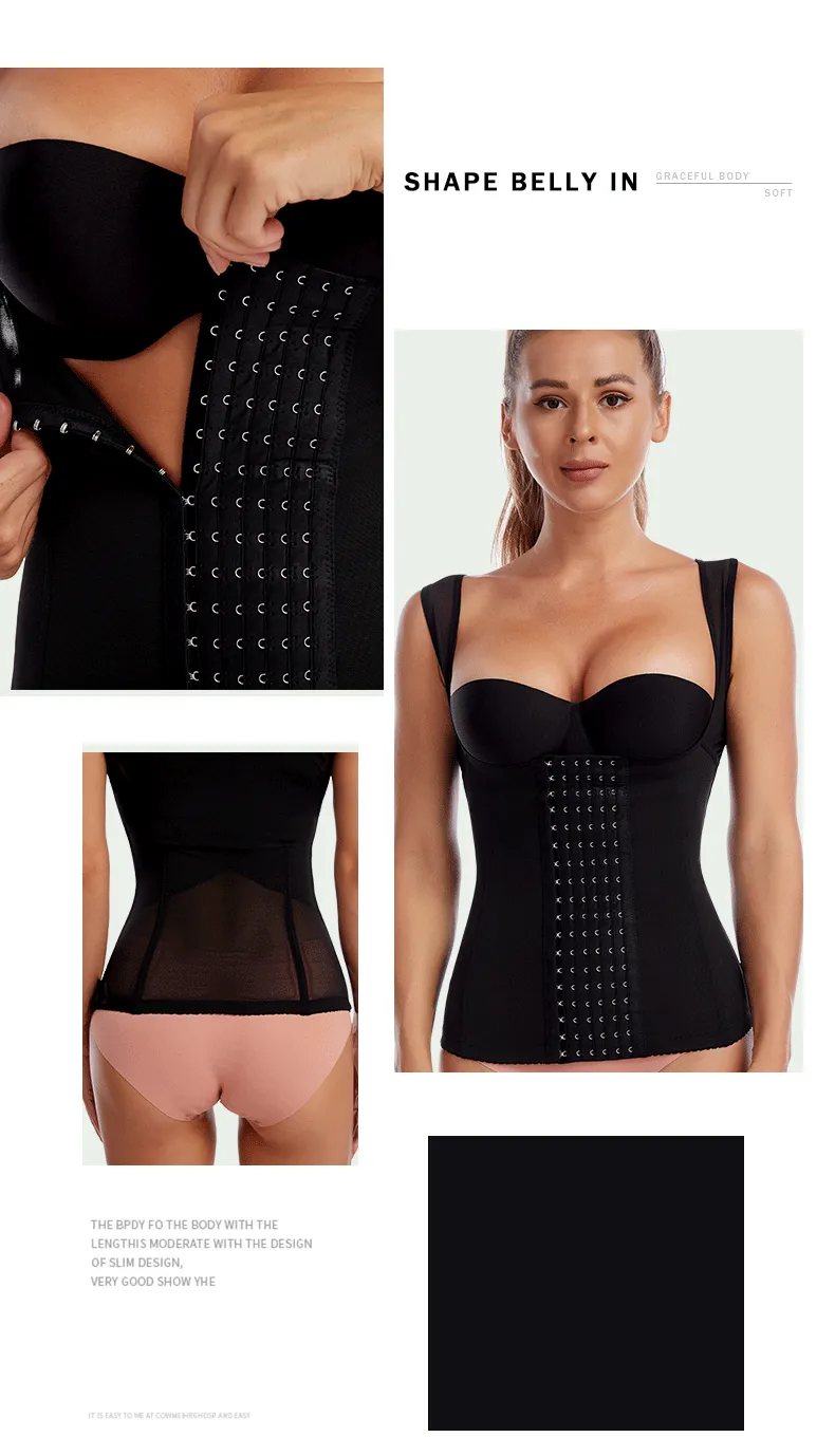 Women Corset vest style body shaper female postpartum - MOQ 10 Pcs(Mix & Match Sizes)