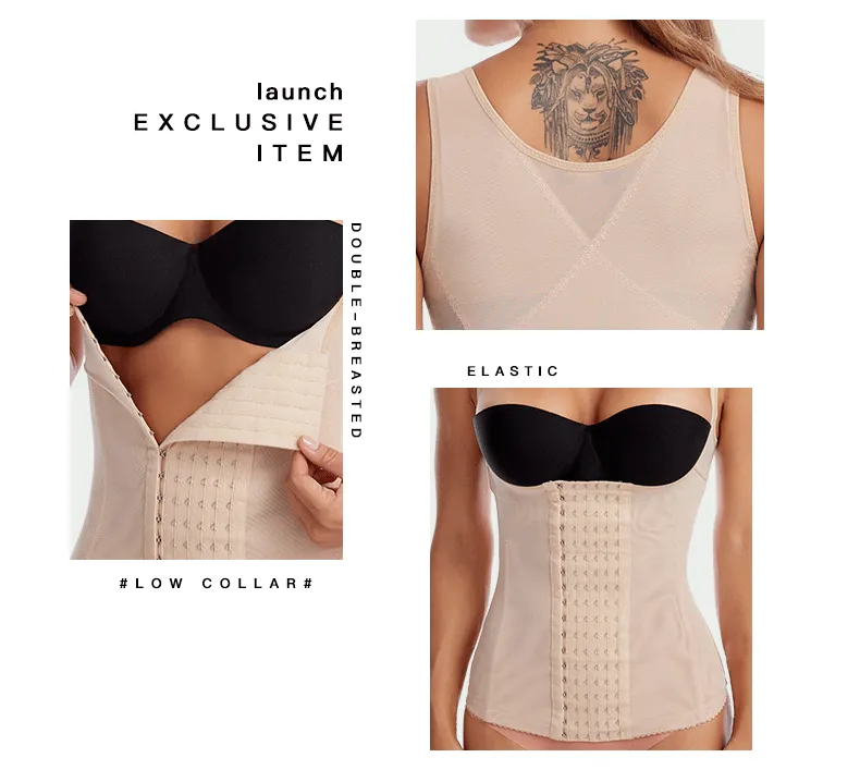 Women Corset vest style body shaper female postpartum - MOQ 10 Pcs(Mix & Match Sizes)