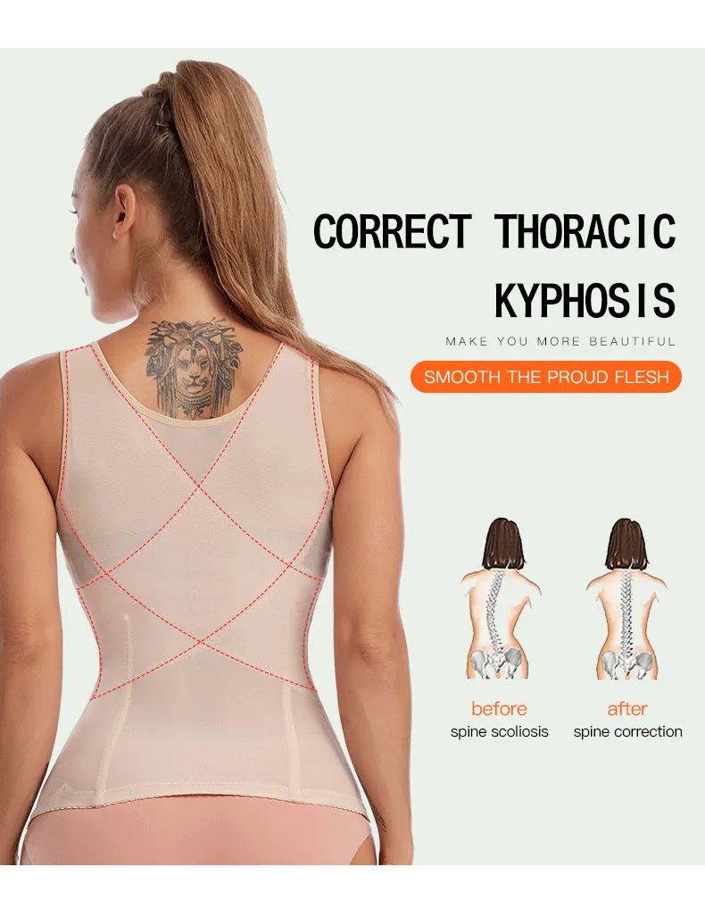 Women Corset vest style body shaper female postpartum - MOQ 10 Pcs(Mix & Match Sizes)