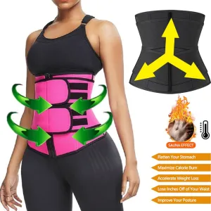 Women's Waist Trainer Neoprene Sauna Belt Tummy Control Strap Slimming Fitness Belt