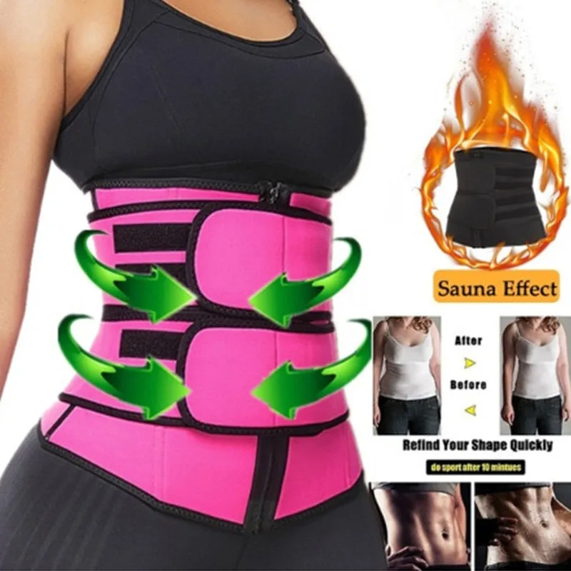 Women's Waist Trainer Neoprene Sauna Belt Tummy Control Strap Slimming Fitness Belt