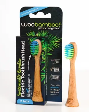 Woobamboo Electonic Toothbrush Heads (2 pack)
