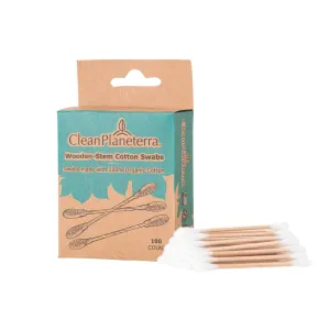 Wooden-Stem Cotton Swabs