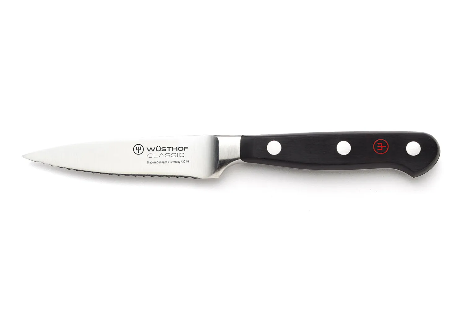 Wusthof Classic 3 1/2 Inch Scalloped Serrated Paring Knife