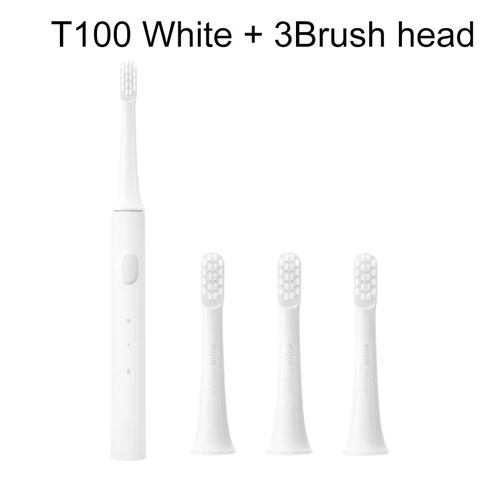 Xiaomi Mijia T100 Sonic Electric Toothbrush Mi Smart Tooth Brush Colorful USB Rechargeable IPX7 Waterproof For Toothbrushes head