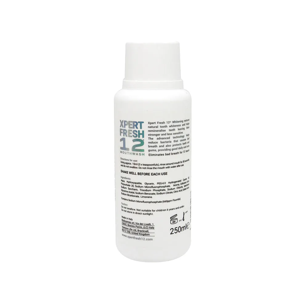 Xpert Fresh 12 Whitening Mouthwash 250ML