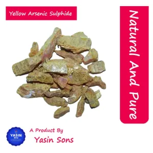 Yellow Arsenic Sulphide | Hartal Warqi | 25 Grams