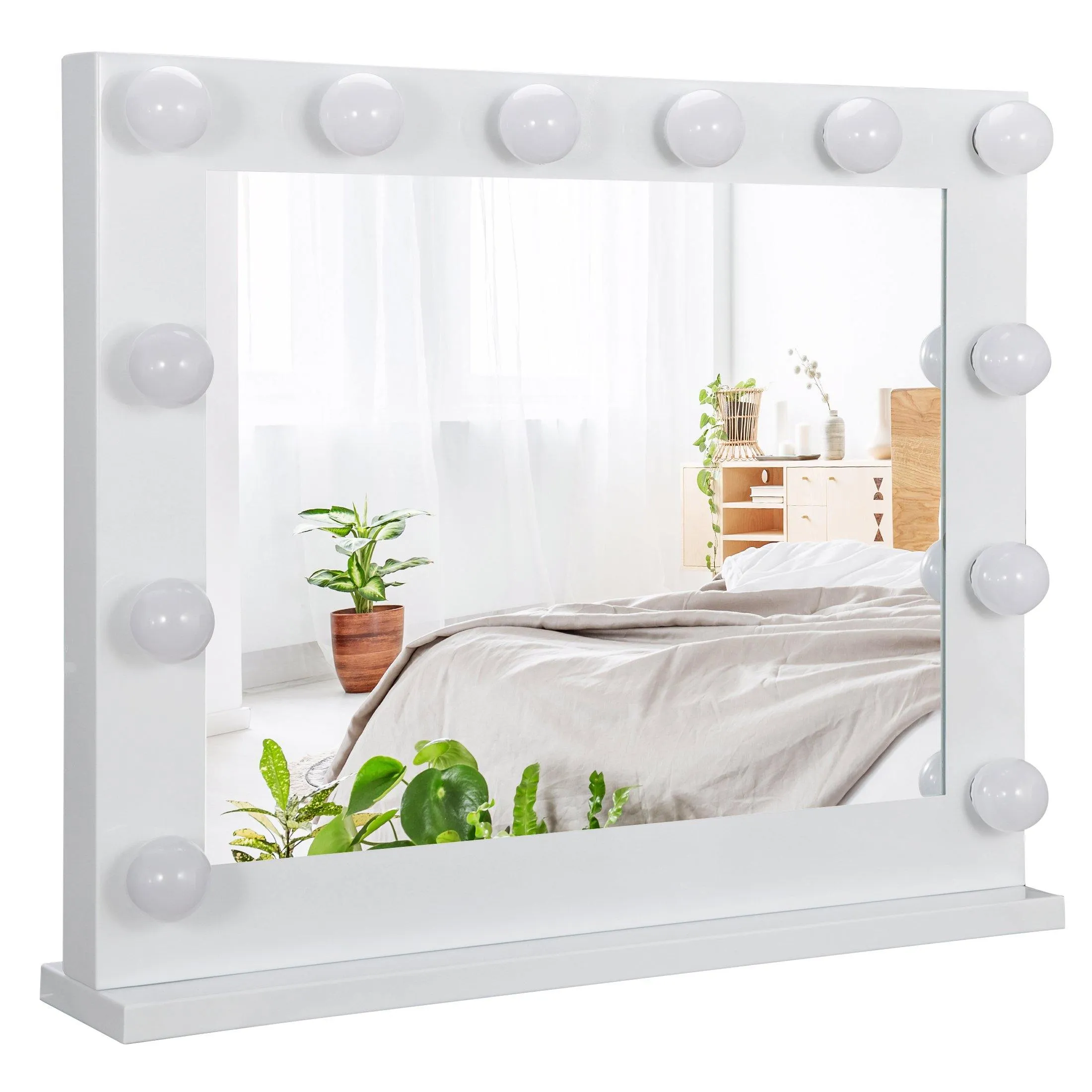 ZENY™ Hollywood Vanity Makeup Dimmable Light Wall Mount/Table Mirror