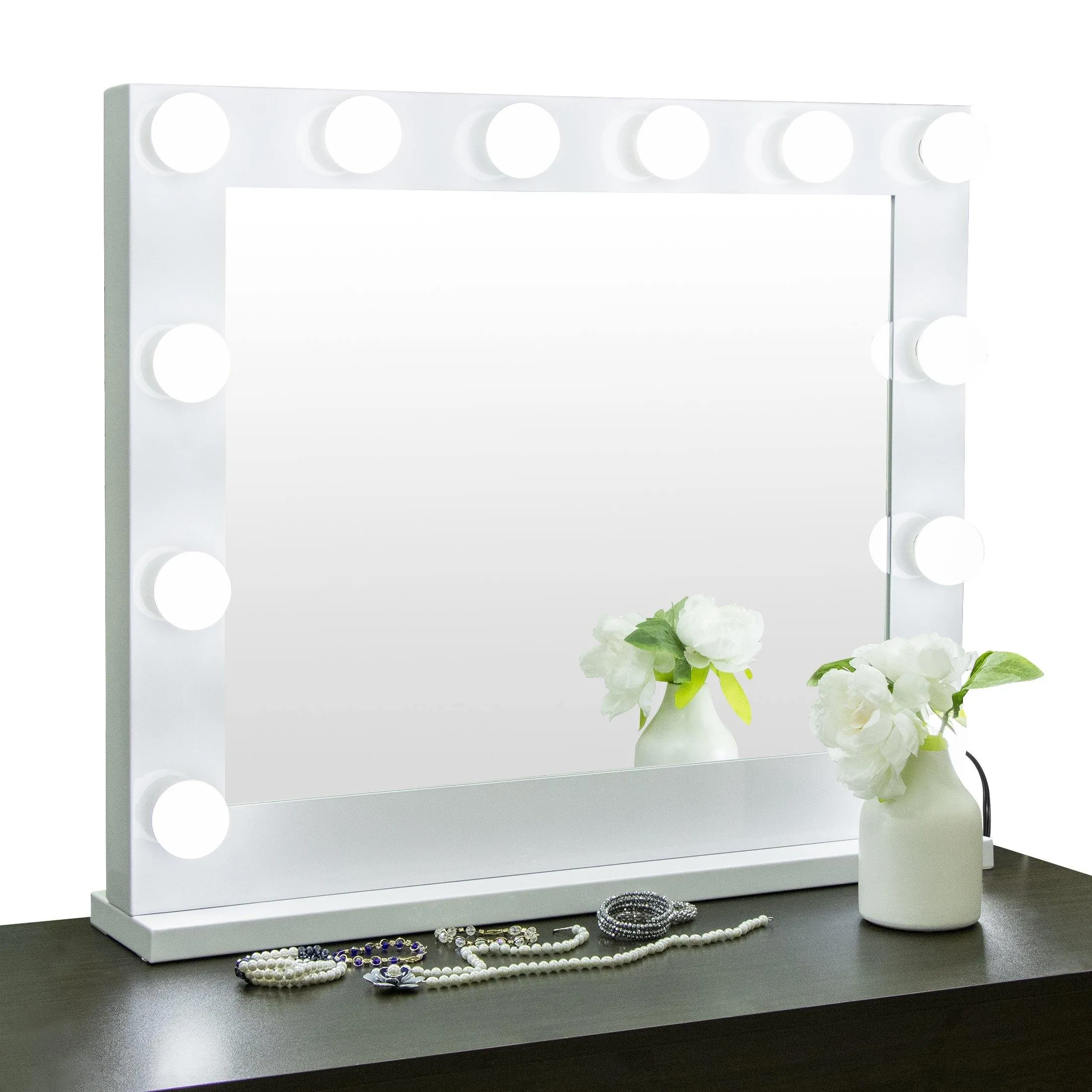 ZENY™ Hollywood Vanity Makeup Dimmable Light Wall Mount/Table Mirror