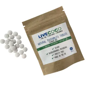Zero Waste Toothpaste Tablets, Fluoride-Free